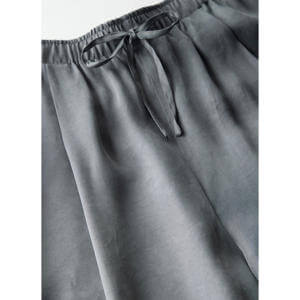 Mint Velvet Grey Drawstring Wide Trousers